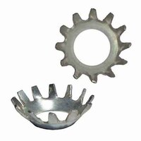 #6  Countersunk External Tooth lock Washer, 18-8 Stainless